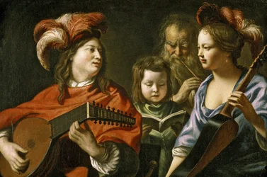 Picardie 086 - Laon - Musée - « Le Concert » par Mathieu Le Nain (1607-1667)